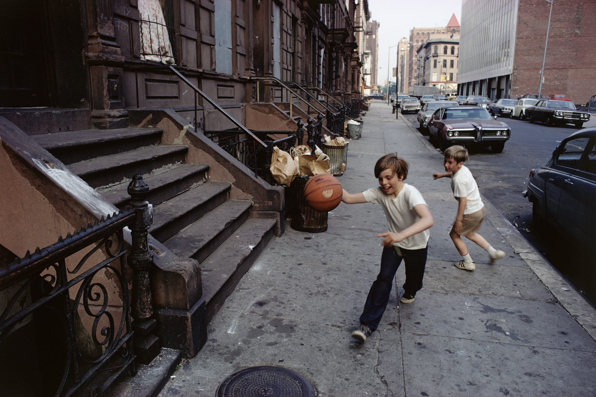 Walter Iooss, Street Ball, New York, NY, 1971
