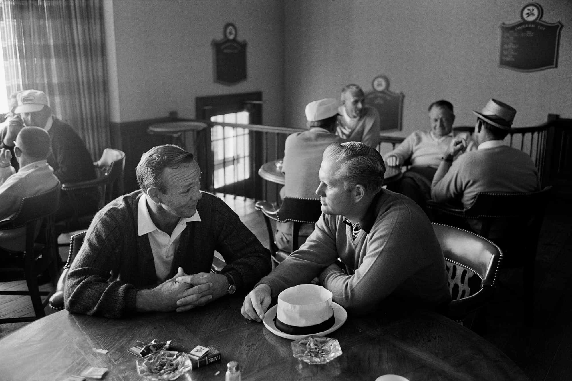 Walter Iooss, Arnold Palmer & Jack Nicklaus, Ligonier, PA, 1965