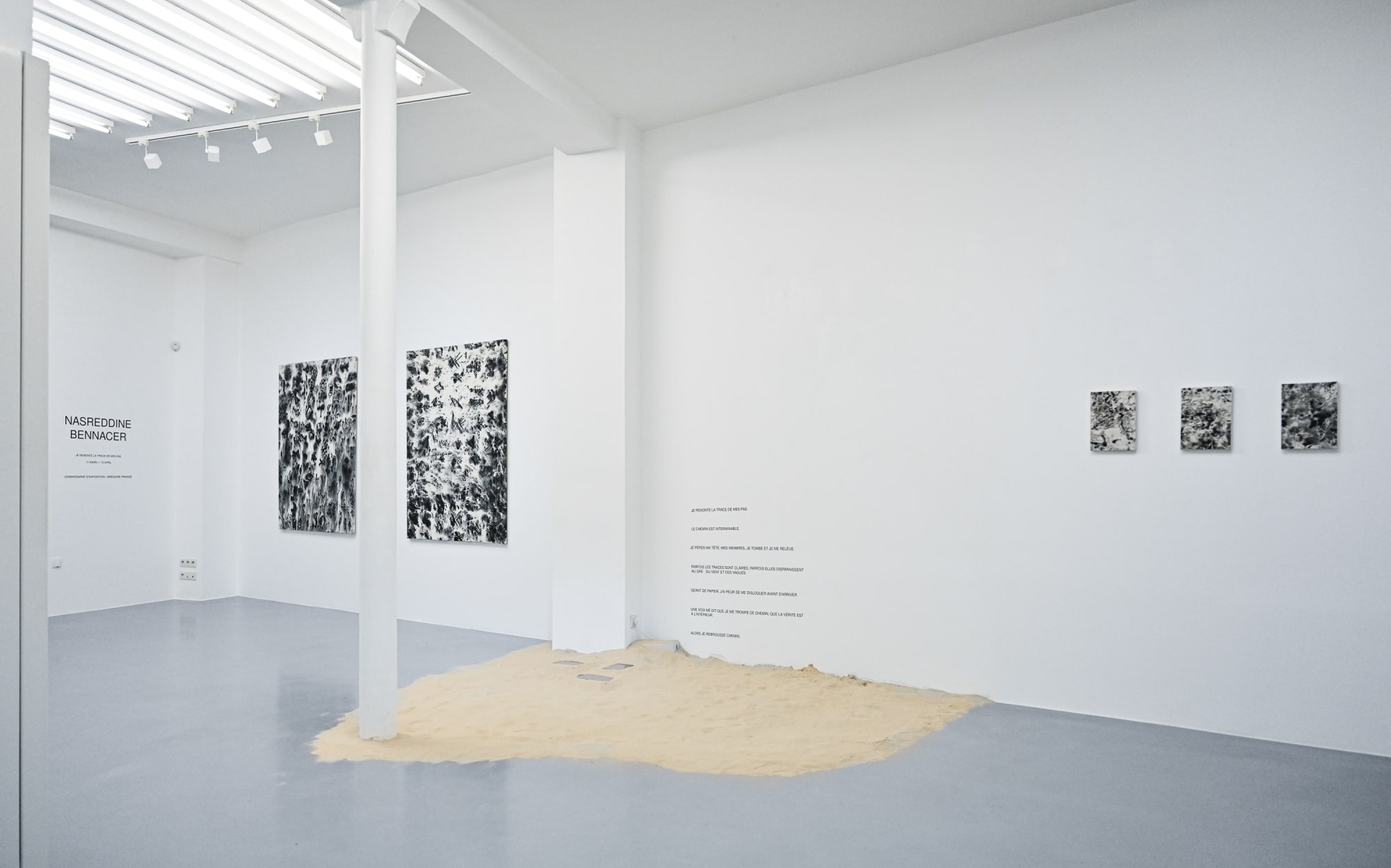 Je remonte la trace de mes pas