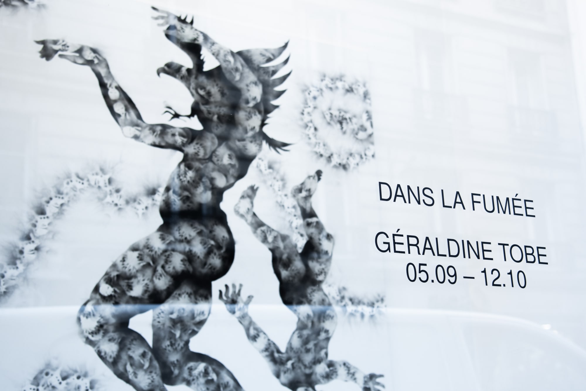 View of Géraldine Tobe's solo show at AFIKARIS Gallery. Contemporary artist from Congo