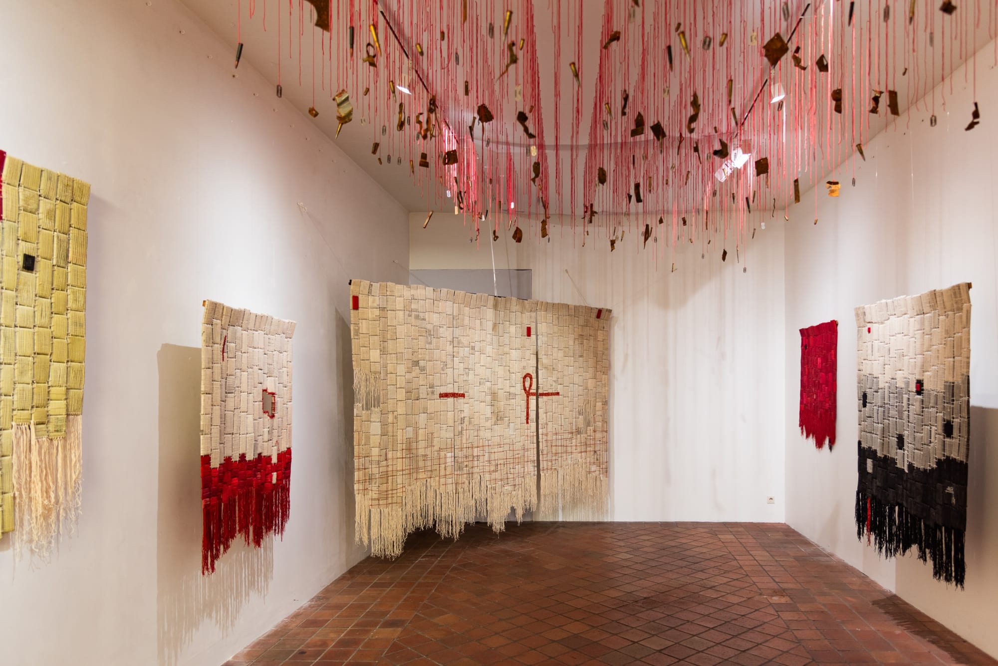 Installation view of Ange Dakouo's solo project at AFIKARIS Gallery Paris