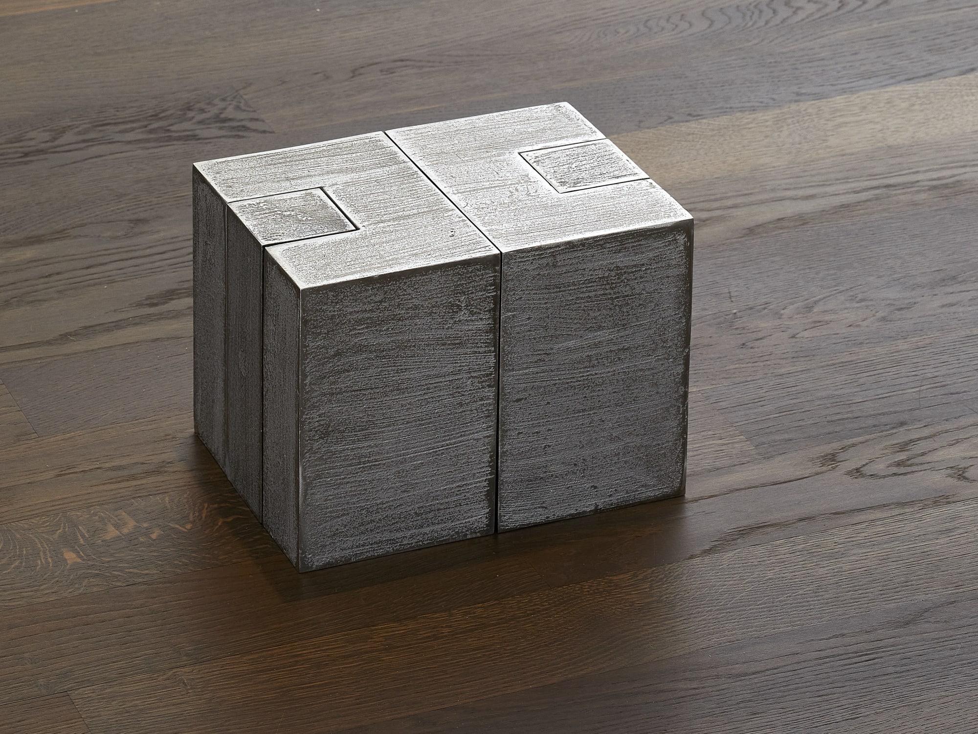 Frank Gerritz Back To Back, 2020 Solid cast iron 7 7/8 x 10 3/8 x 7 7/8 in 20 x 26.5 x 20 cm