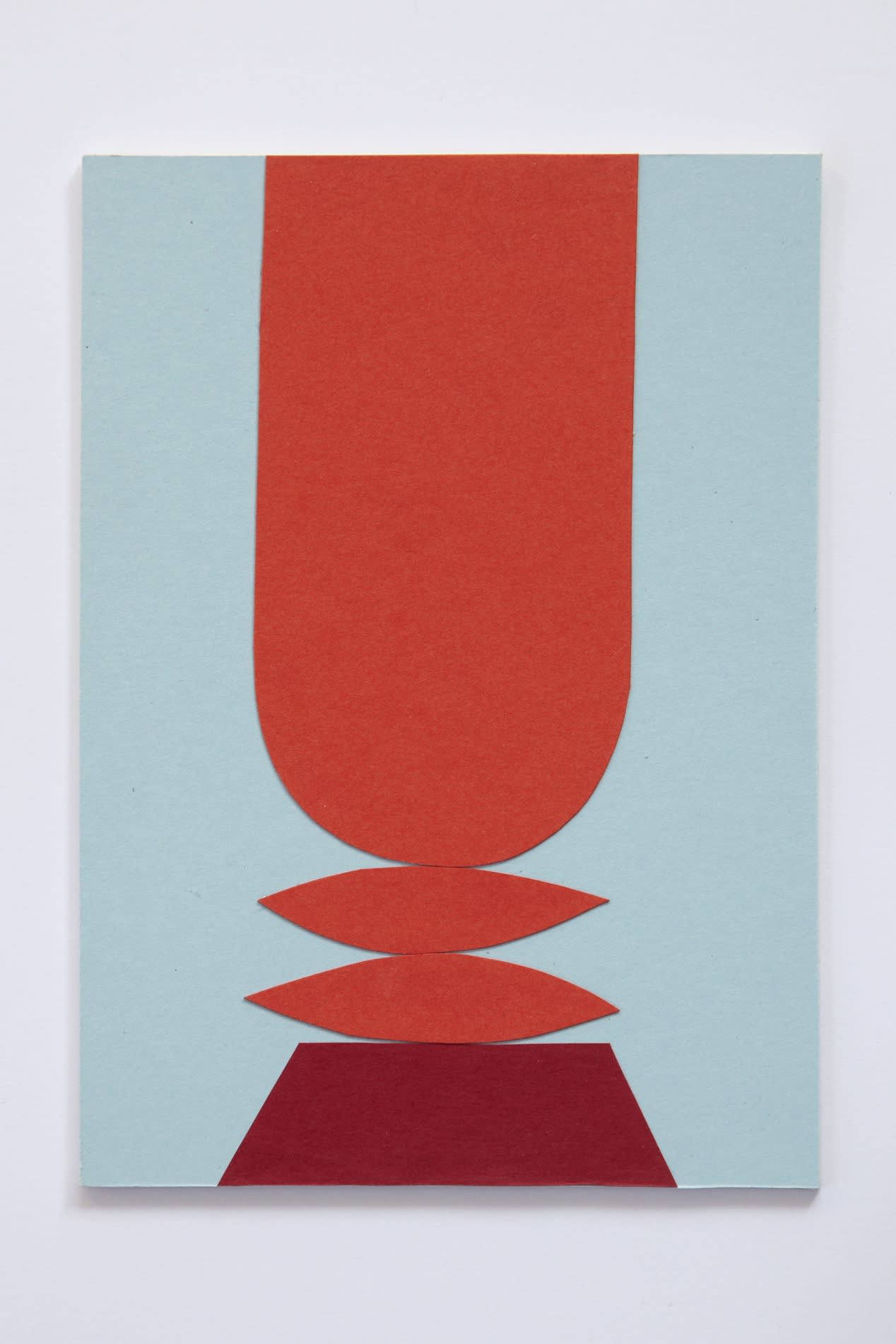 Sári Ember, Untitled (red totem) (2018)