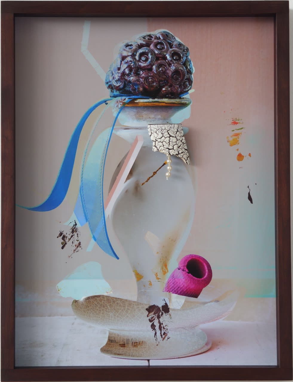 Thorsten Brinkmann Blossomnia, 2024 Archival Pigment Print, Color, and Found Objects 16 1/2 x 22 in 42 x 56 cm