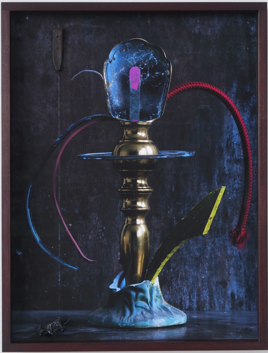 Thorsten Brinkmann Blaccarra, 2024 Archival Pigment Print, Color, and Found Objects 26 3/8 x 19 3/4 x 2 in 67 x 50 x 5 cm