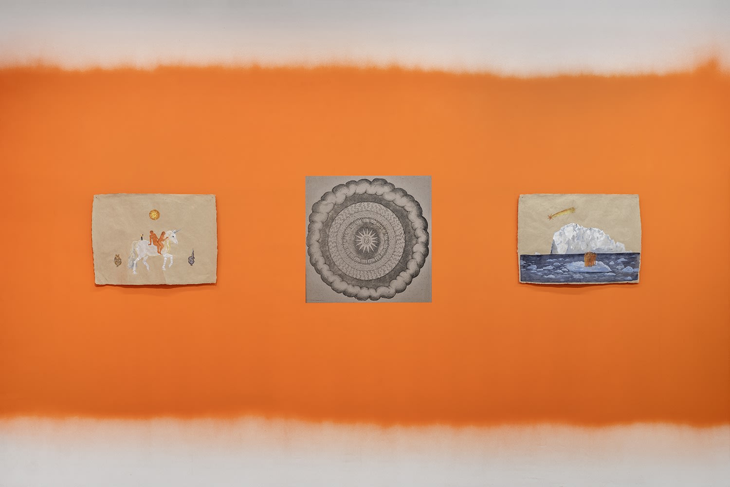 Vue de l'exposition Nous qui desirons sans fin, Drawing Lab, 2023 © Nicolas Brasseur