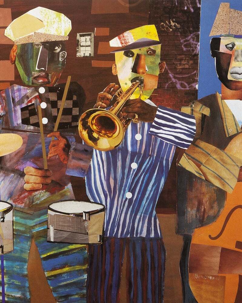 Romare Bearden. Jazz Village, 1967 (detail) &copy; Romare Bearden Foundation