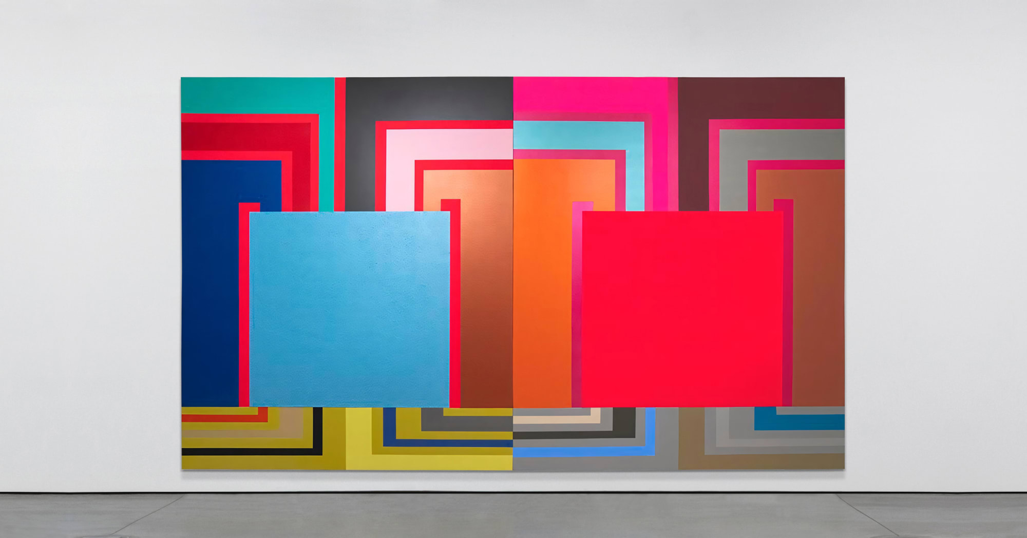 Viewing Room | Peter Halley. Heat, 2001