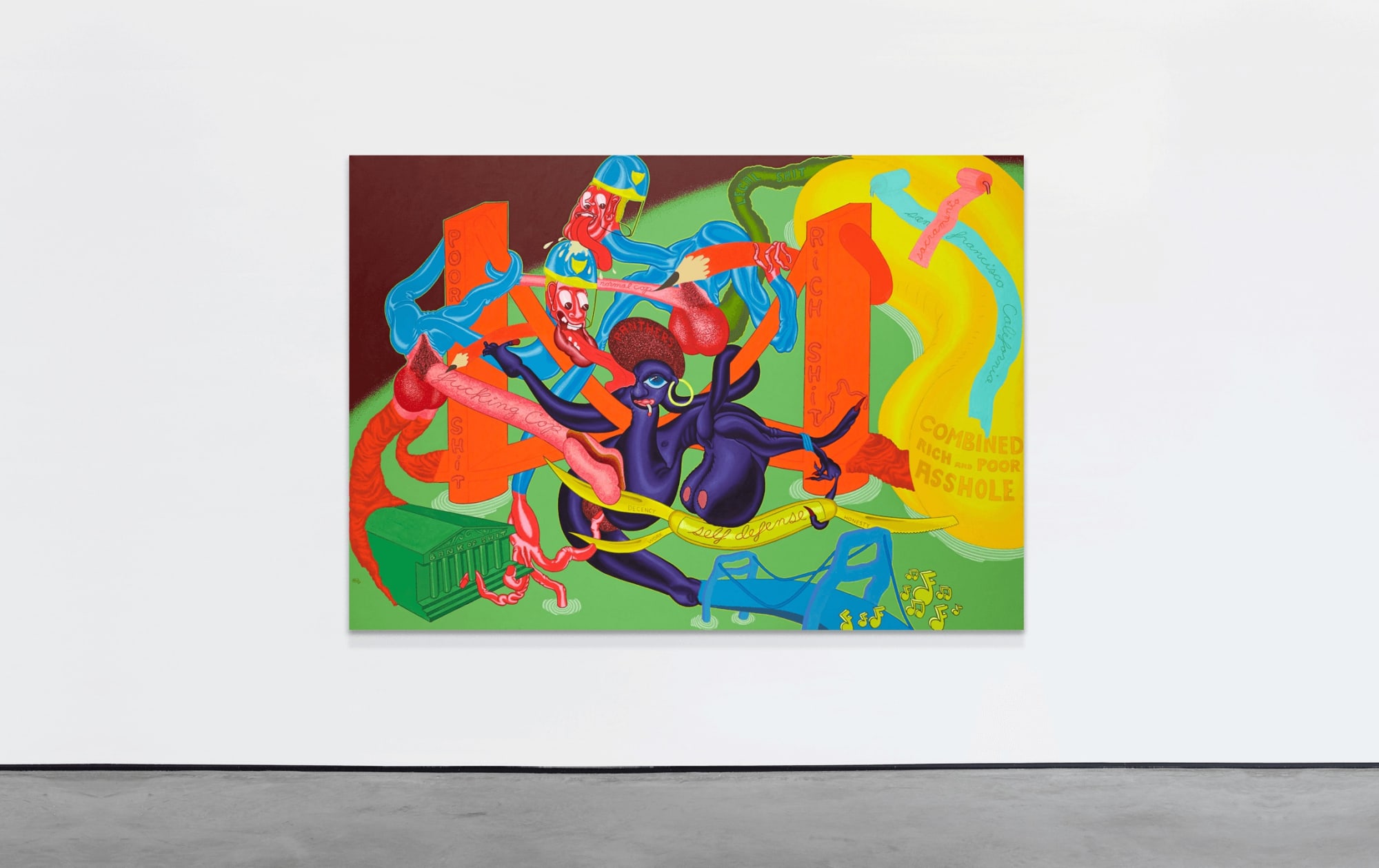 Viewing Room | Peter Saul. Self-Defense, 1969
