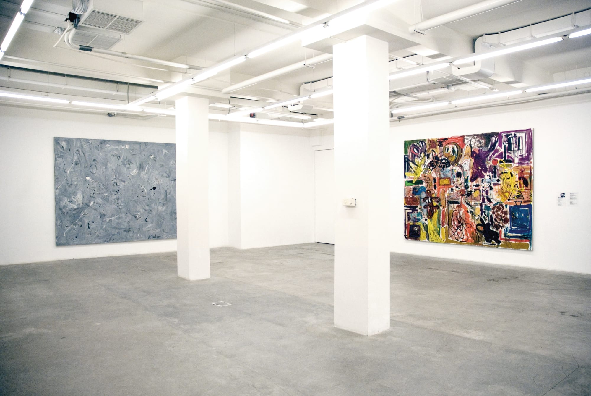 Installation view from André Butzer at Gary Tatintsian Gallery, 22 June–6 August, 2007