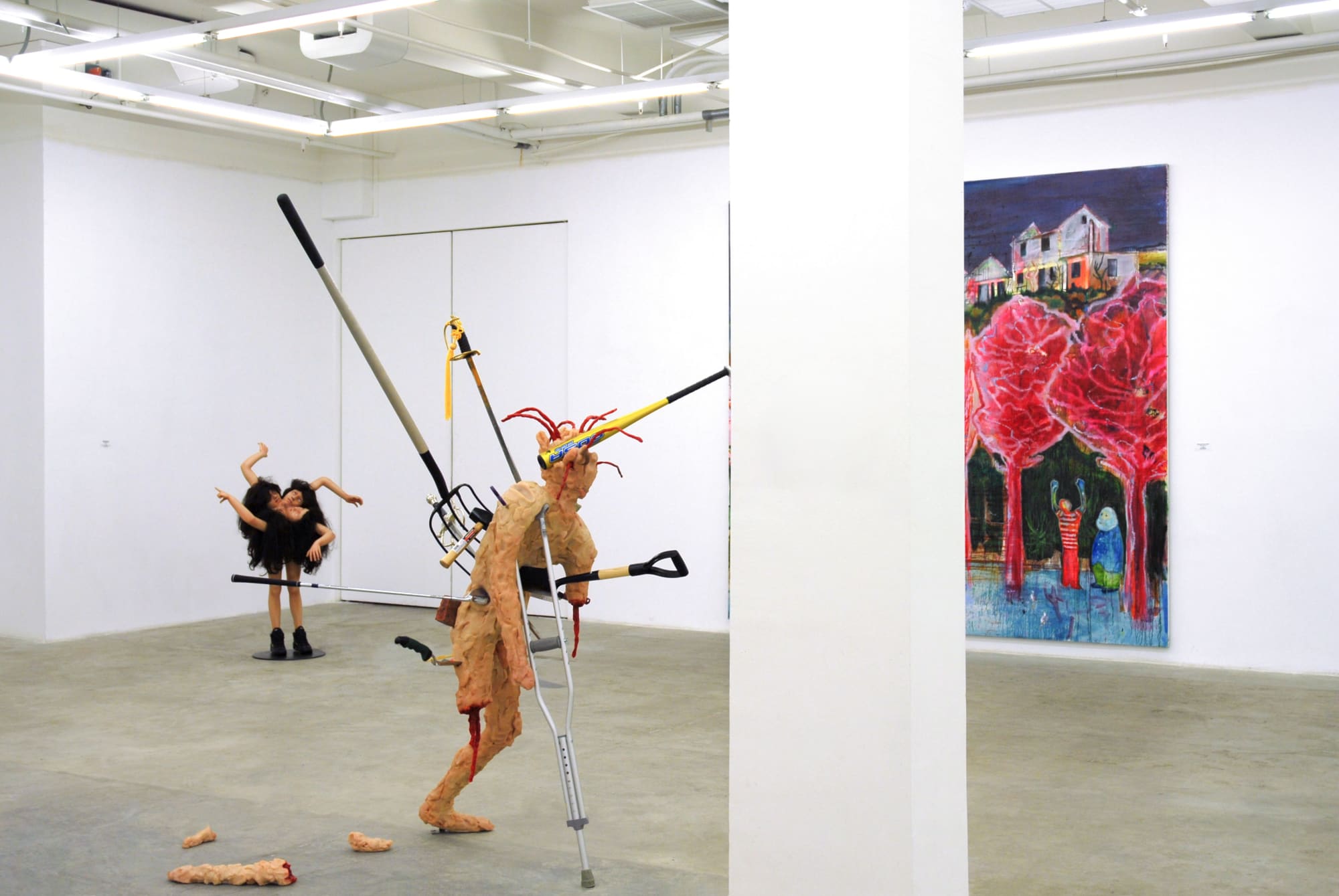 Installation view from Create Your Own Museum at Gary Tatintsian Gallery, 24 January–1 March, 2007