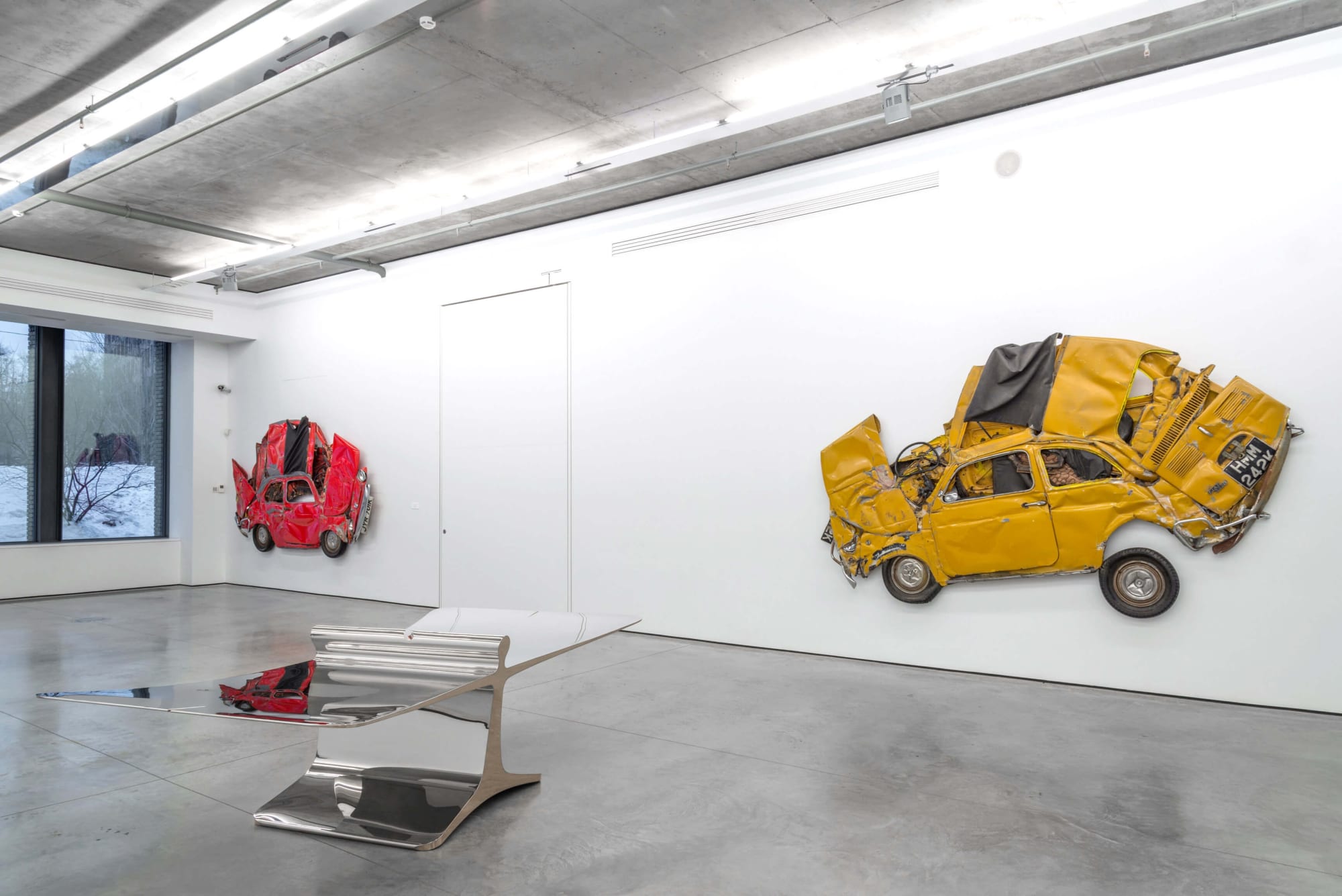 Installation view from Ron Arad at Gary Tatintsian Gallery, November 18, 2016–March 11, 2017