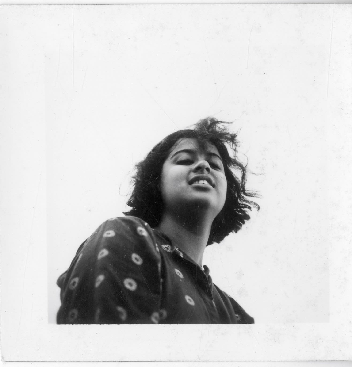 Mrinalini Mukherjee as a student in Baroda