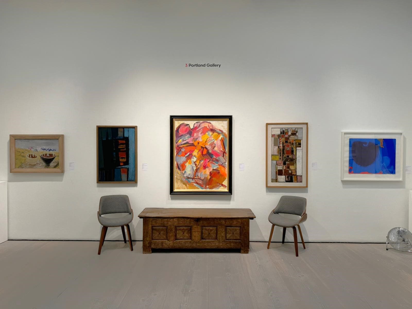 Installation of Stand 3 at the British Art Fair, 2024