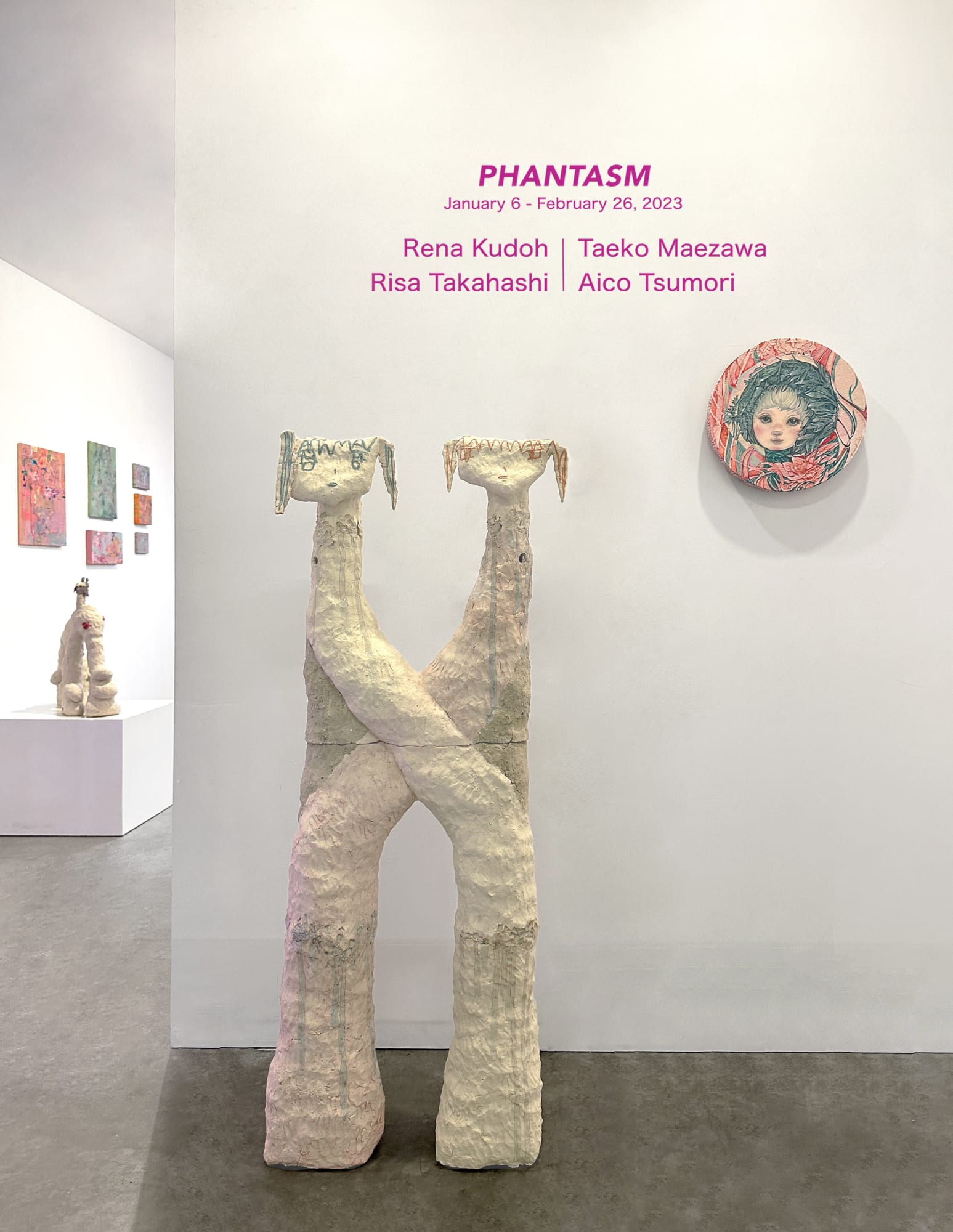 Rena Kudoh, Risa Takahashi, Taeko Maezawa and Aico Tsumori installation shot at LaiSun Keane