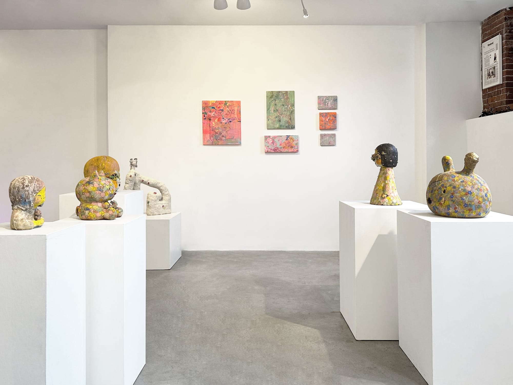 Rena Kudoh, Risa Takahashi, Taeko Maezawa and Aico Tsumori installation shot at LaiSun Keane