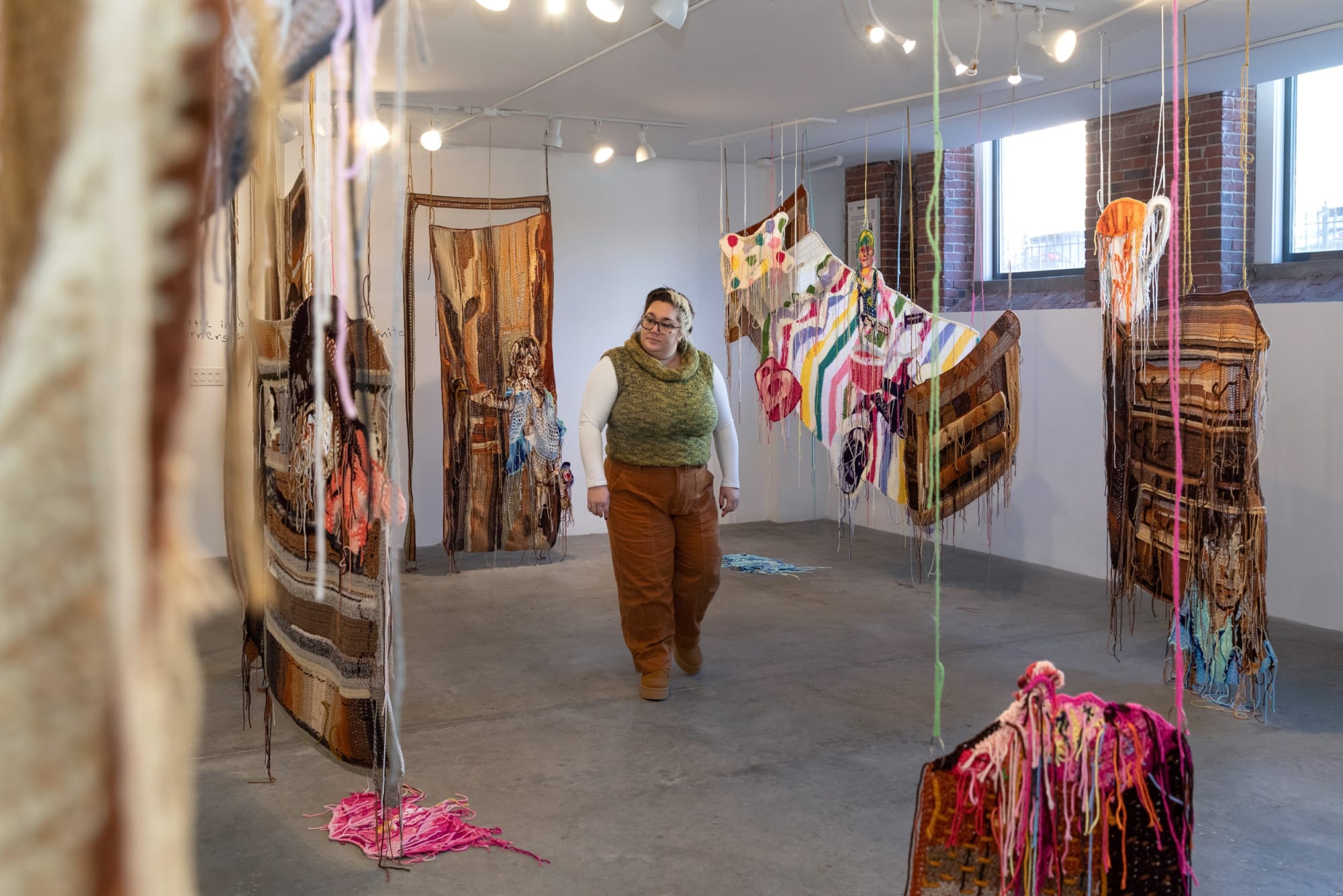 Baylee Schmitt installation image by Dan Watkins