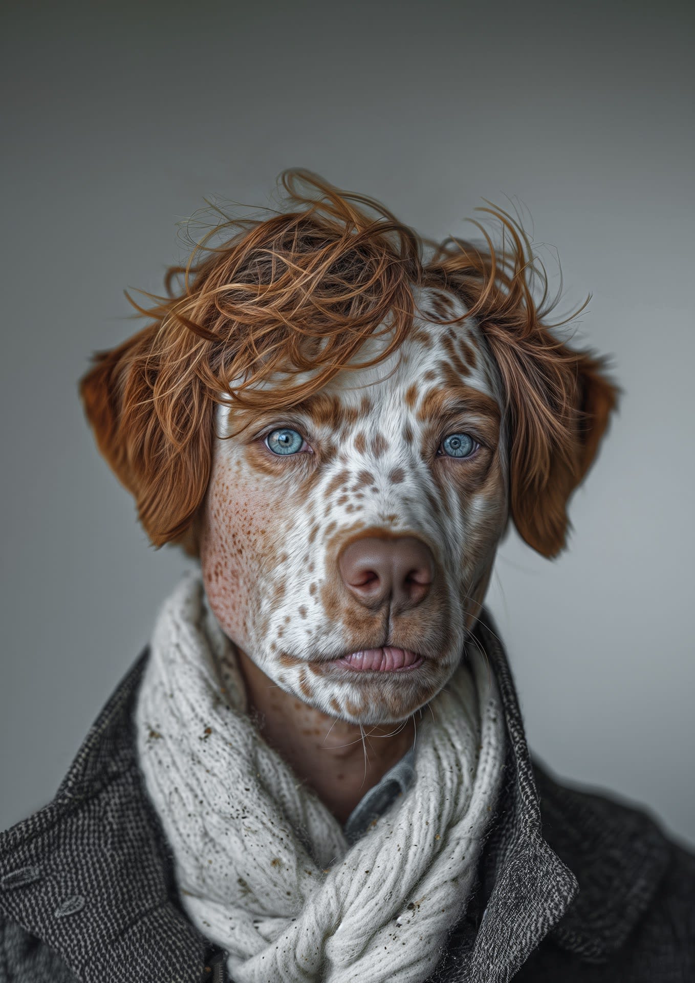 © Phil Langer. Dog Man