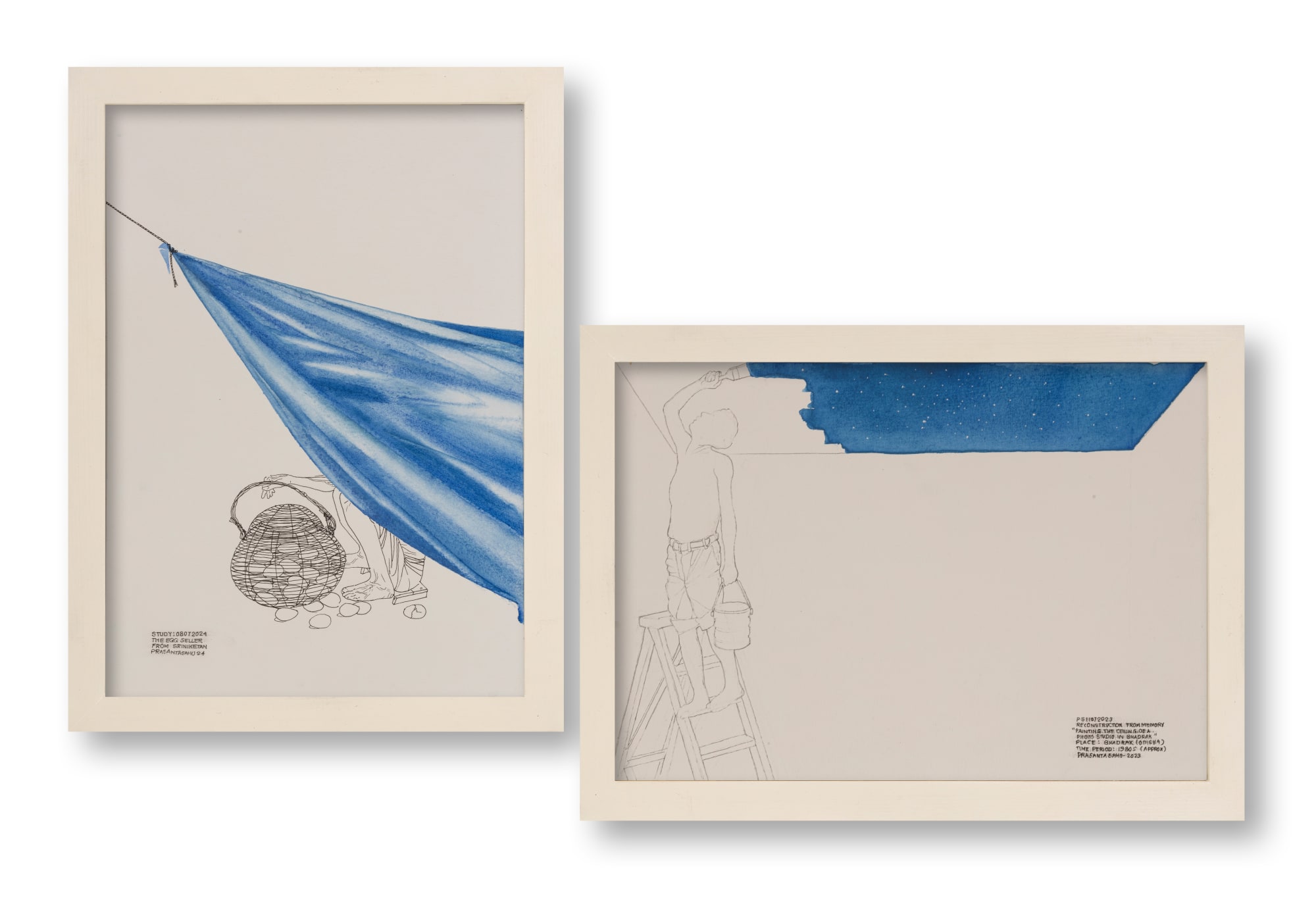 Prasanta Sahu, Echoes of the sky, 2023 - 2024