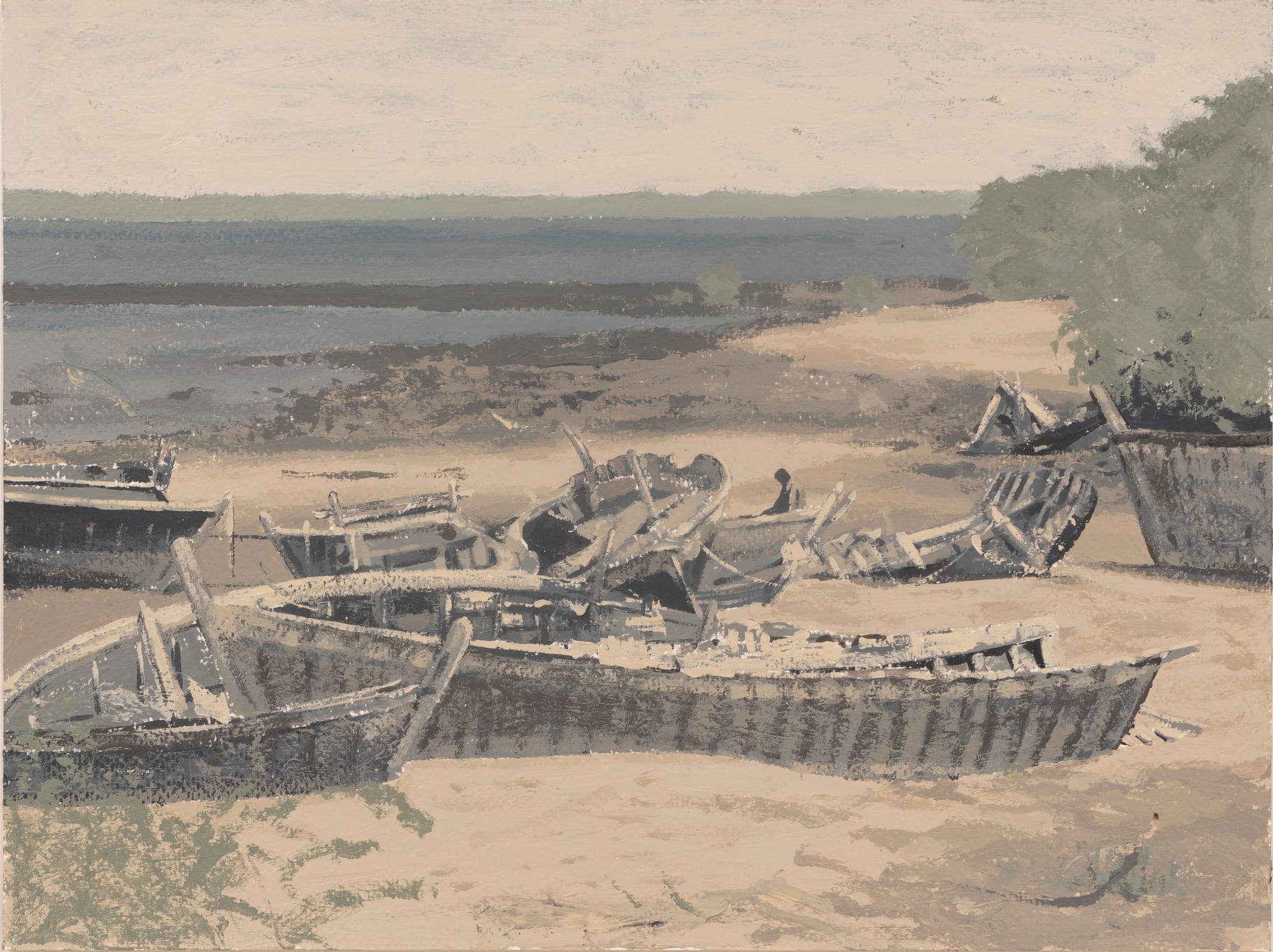 ALI AKBAR P N Untitled Acrylic on paper 24 x 32 cm 2024