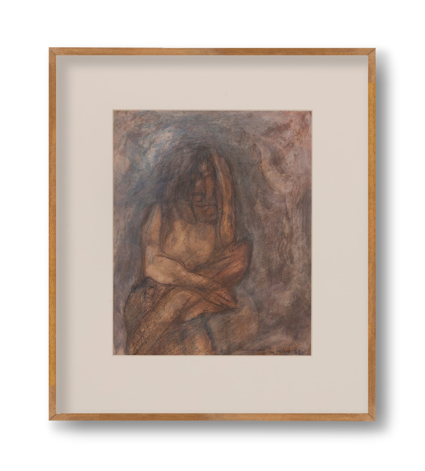 Goutam Chowdhury (b.1951) Untitled Ink and watercolour on paper 11.2 x 9 in. 2020, Kolkata