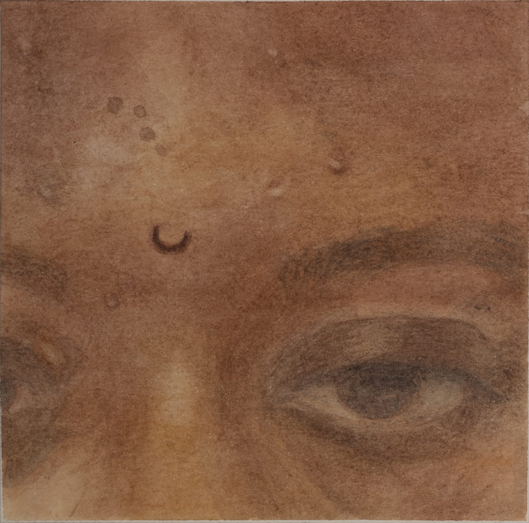 Ritwika Ganguly (b.1999) Aug 19, 21:44 Watercolour on paper 3.14 x 3.14 in. 2023