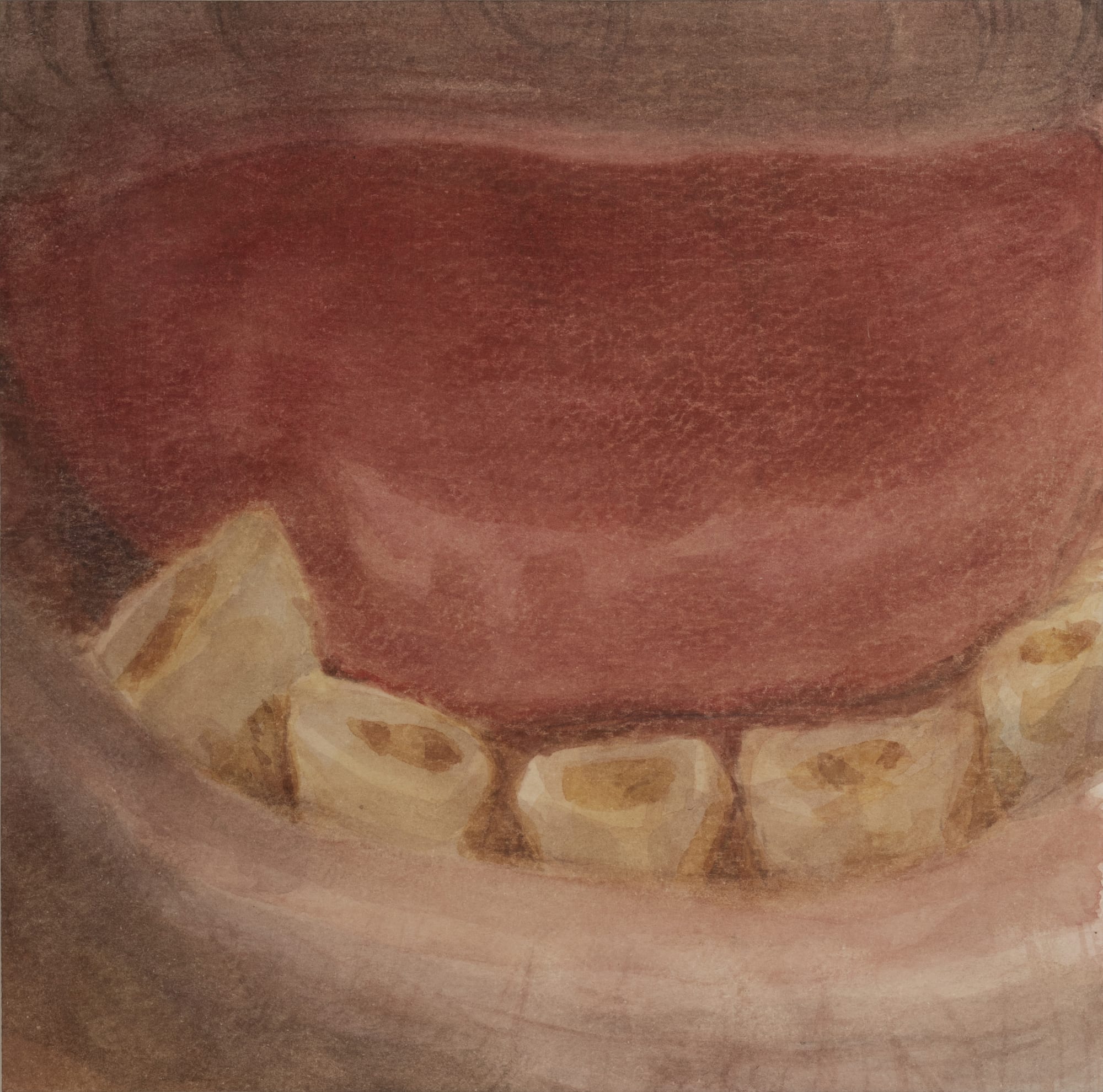 Ritwika Ganguly (b.1999) Untitled III Watercolour on paper 5.66 x 5.74 in. 2024