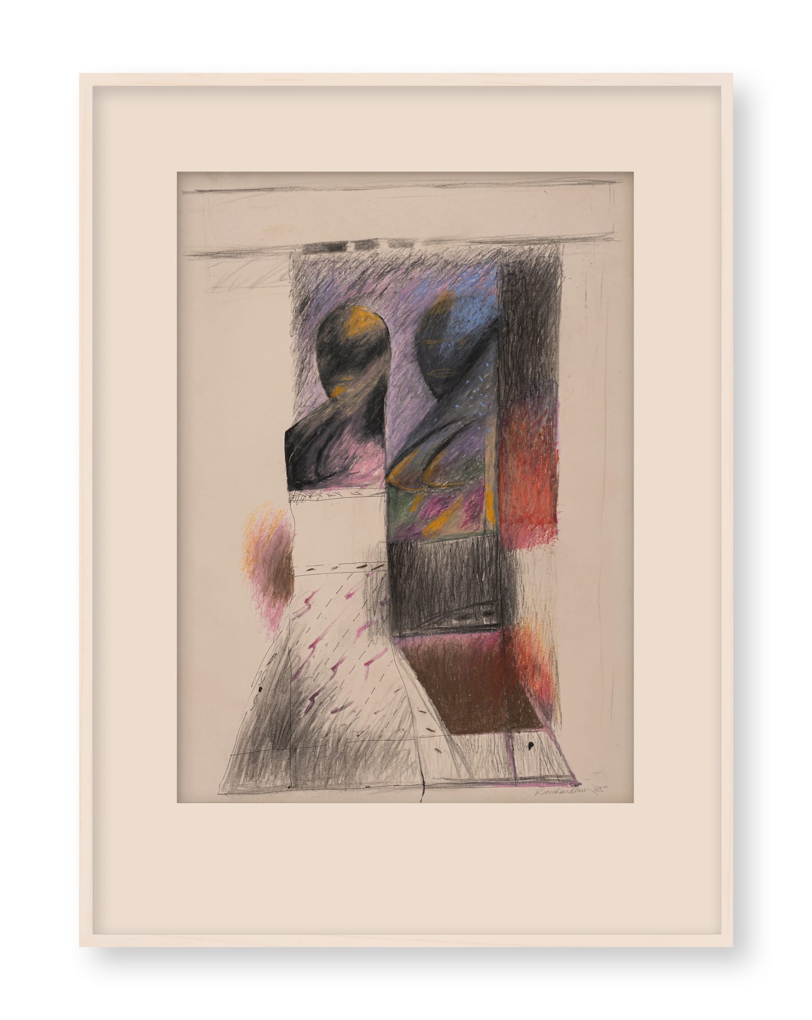 Sibaprasad Karchaudhuri (b.1944), Barari Women (Series: Barari Women), 1985