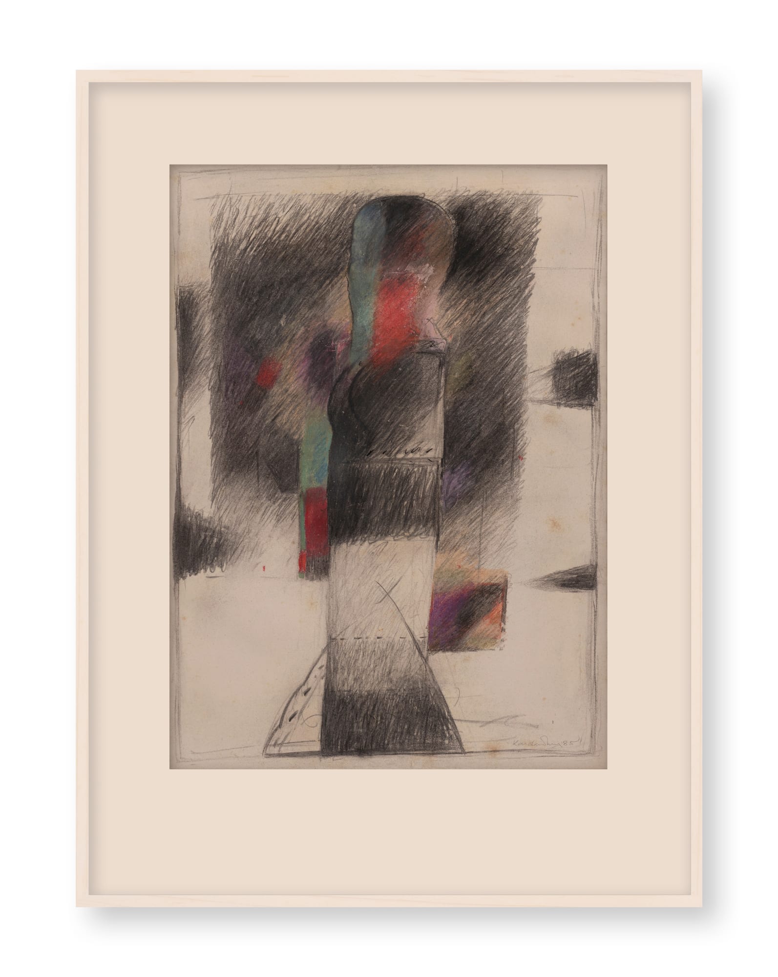 Sibaprasad Karchaudhuri (b.1944), Barari Woman II (Series: Barari Women), 1985