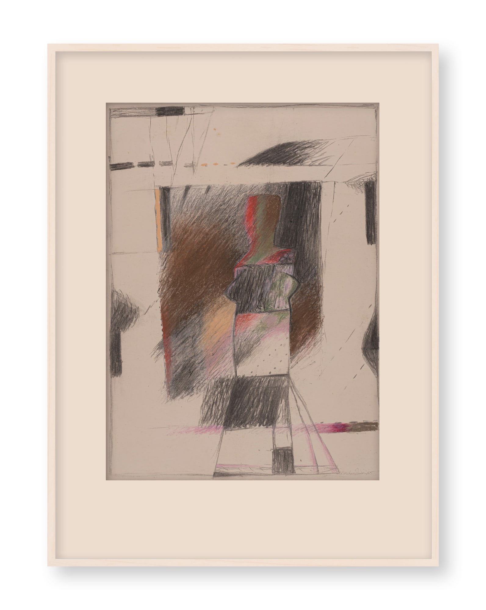 Sibaprasad Karchaudhuri (b.1944), Barari Women I (Series: Barari Women), 1985