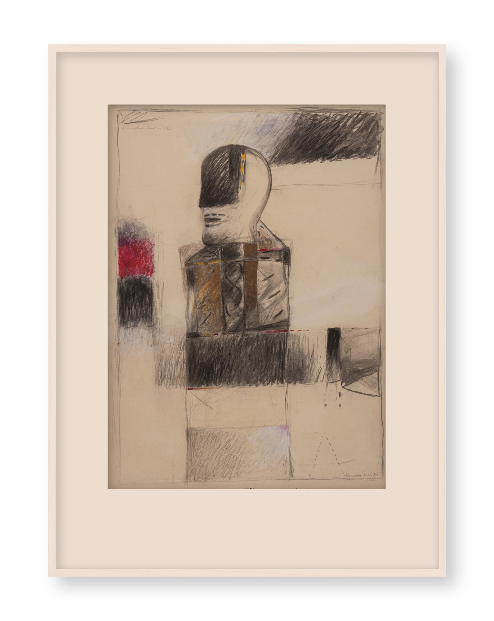 Sibaprasad Karchaudhuri (b.1944), Man Alone, 1985