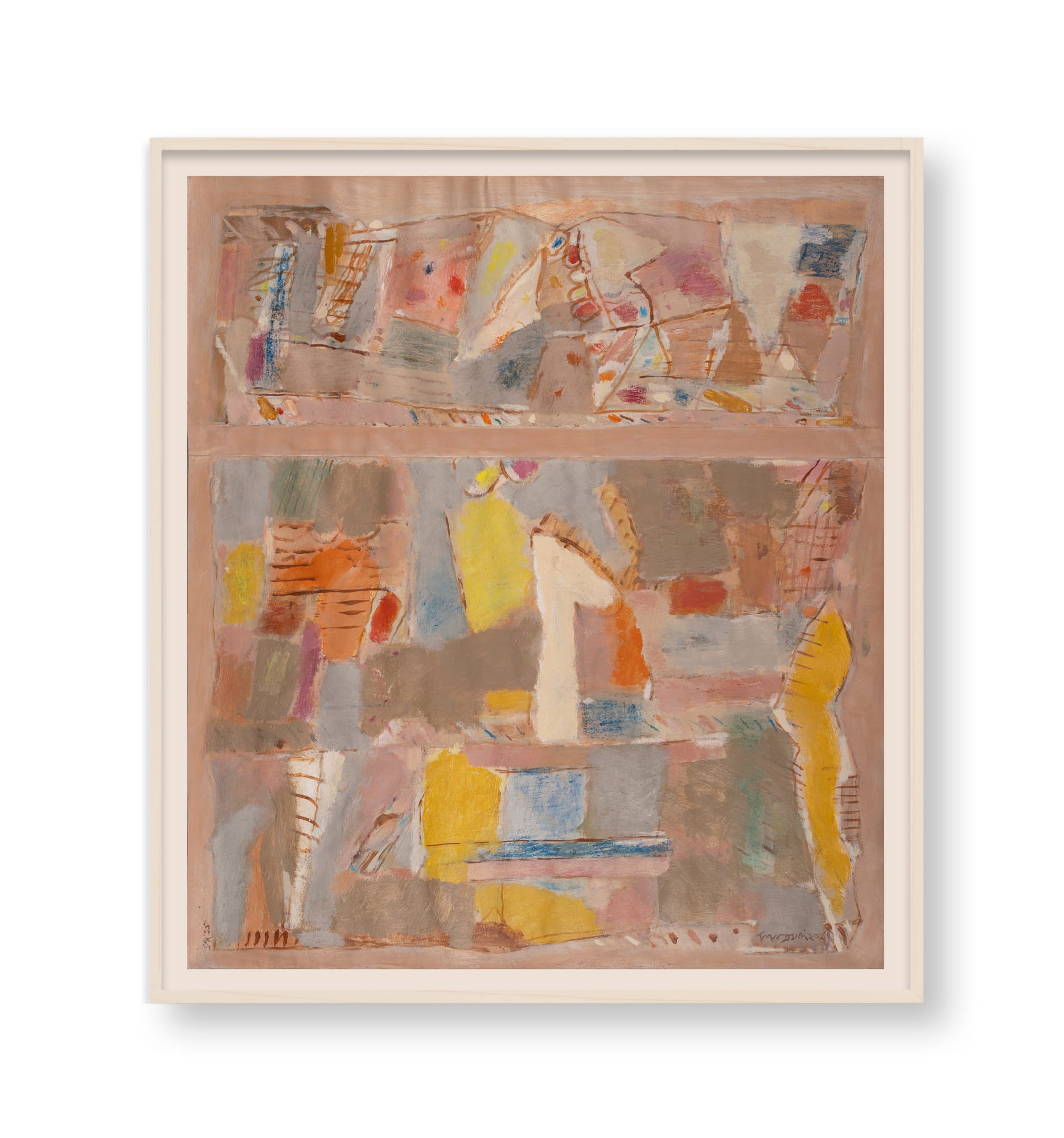 Sibaprasad Karchaudhuri (b.1944), River in the Sky I (Series: River in the Sky), 2025