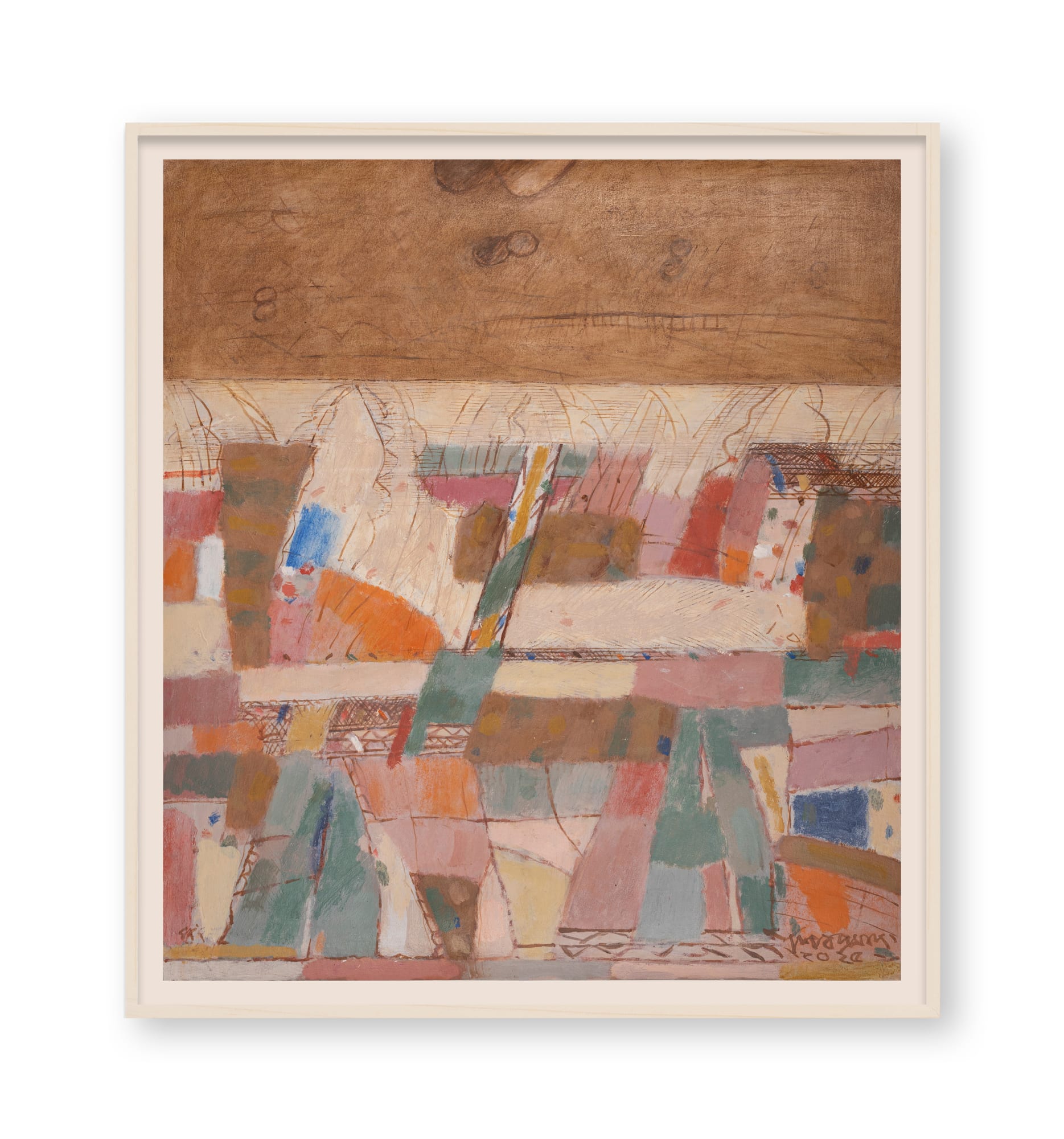 Sibaprasad Karchaudhuri (b.1944), River in the Sky II (Series: River in the Sky), 2025