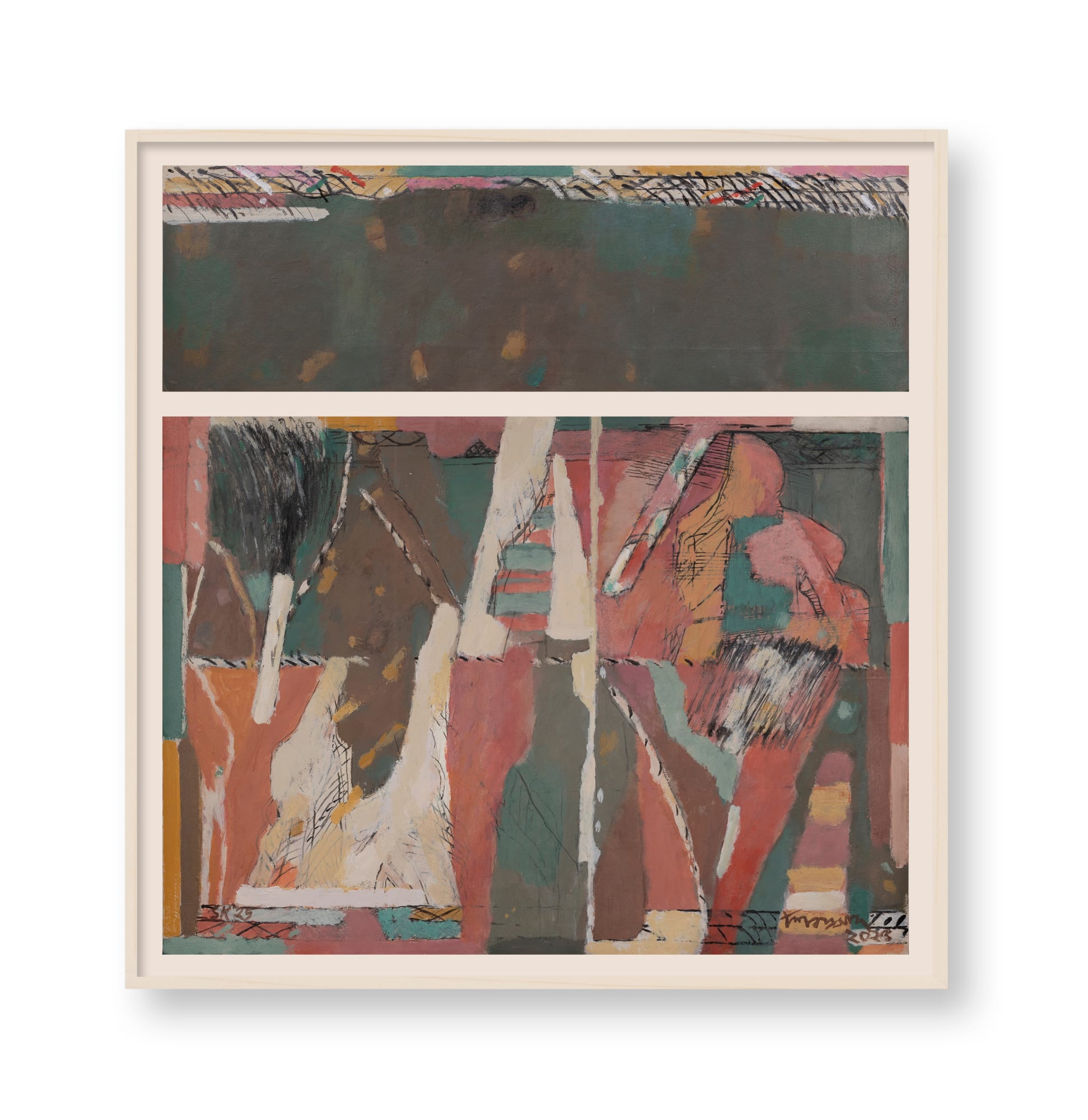 Sibaprasad Karchaudhuri (b.1944), River in the Sky III (Series: River in the Sky), 2025