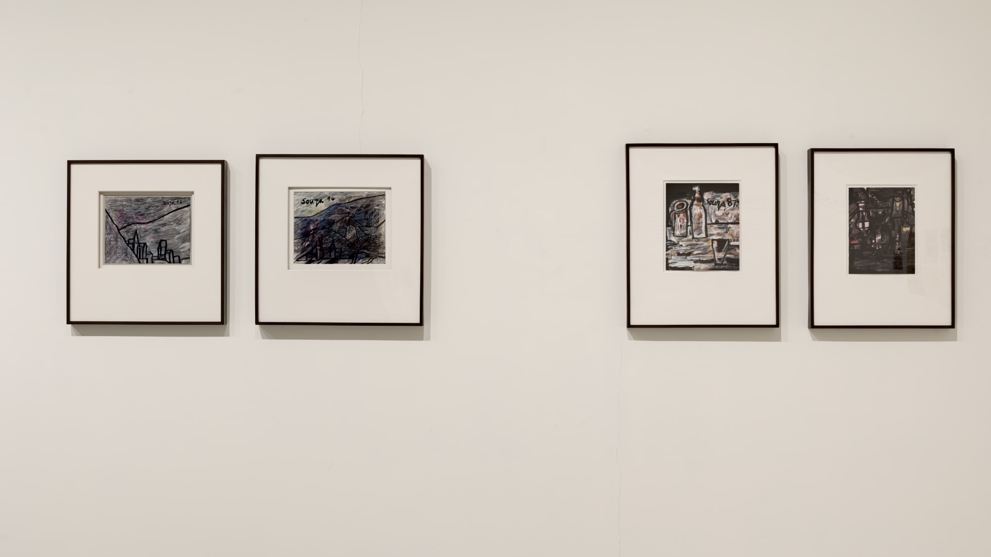 FN Souza: Drawings and Chemical Alterations