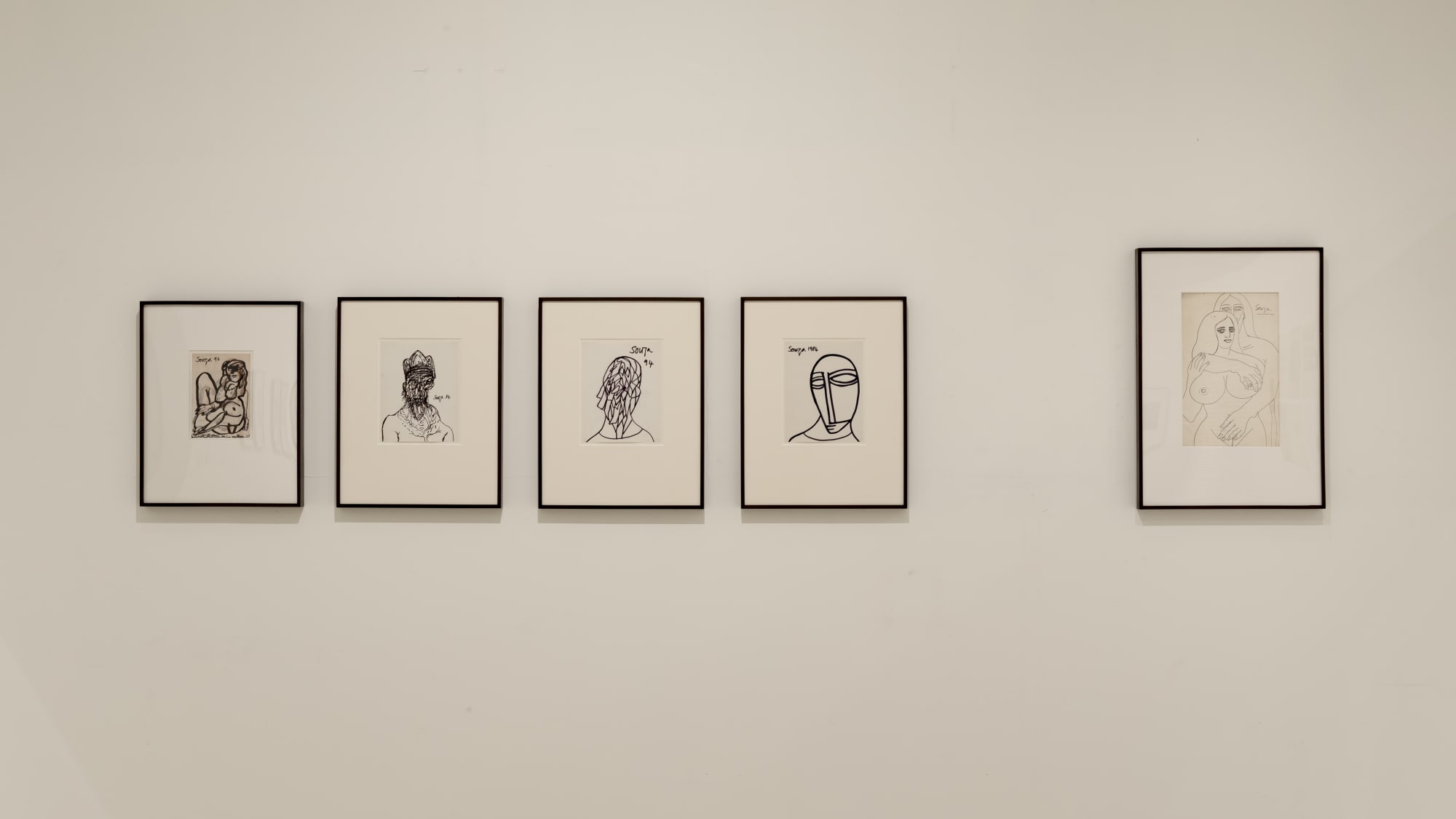 FN Souza: Drawings and Chemical Alterations