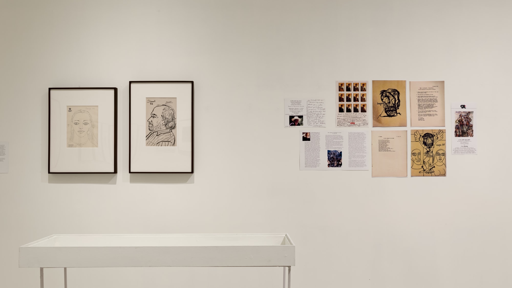 FN Souza: Drawings and Chemical Alterations