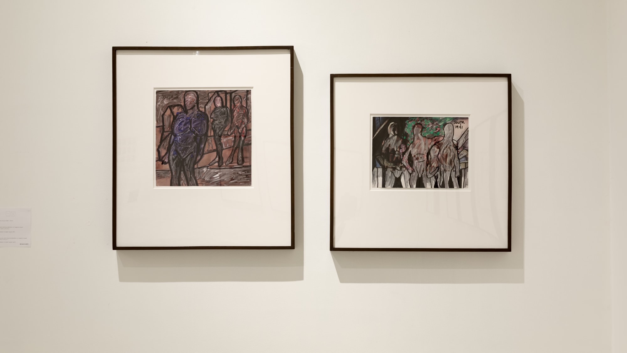 FN Souza: Drawings and Chemical Alterations