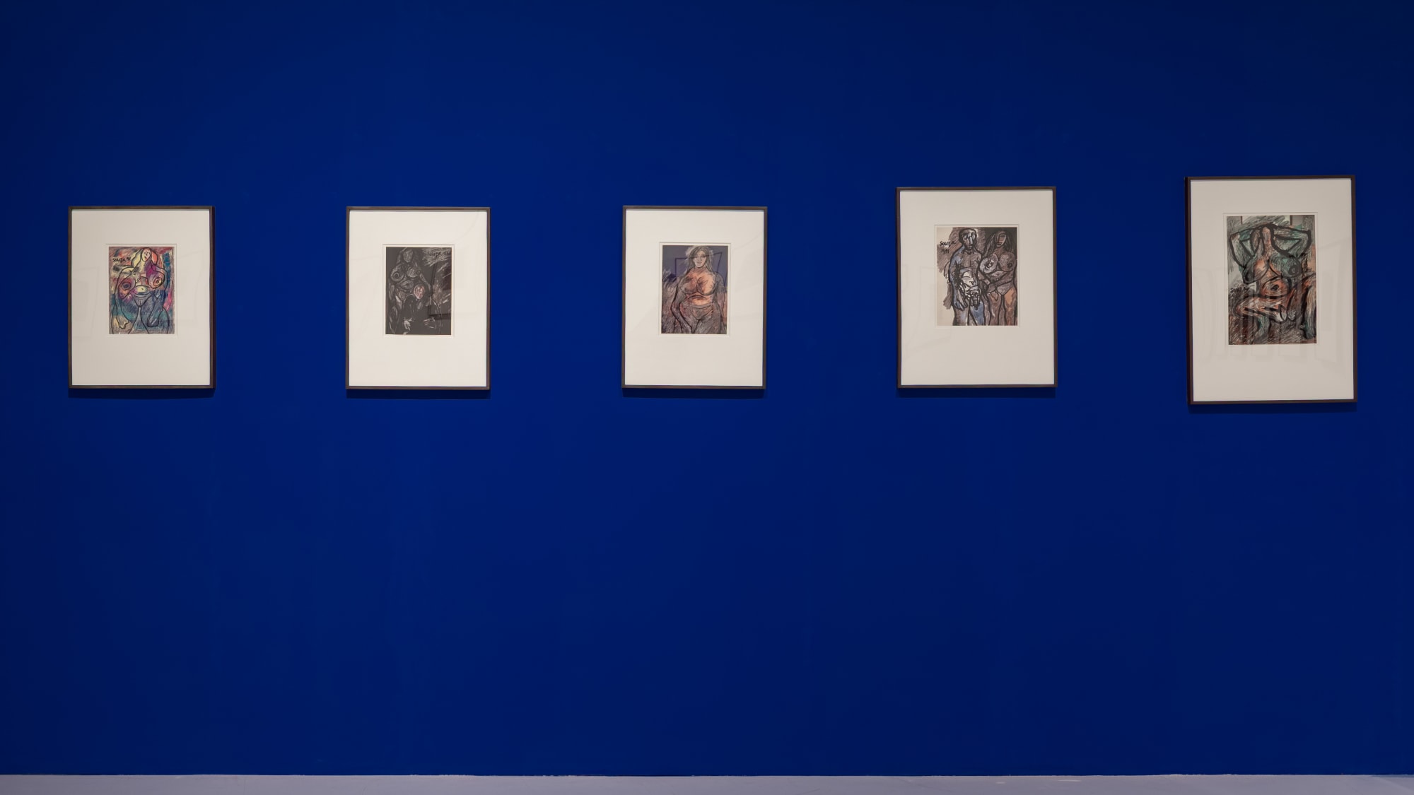 FN Souza: Drawings and Chemical Alterations