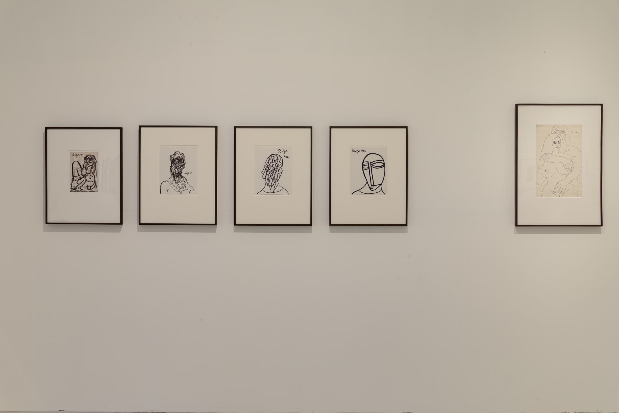 FN Souza: Drawings and Chemical Alterations