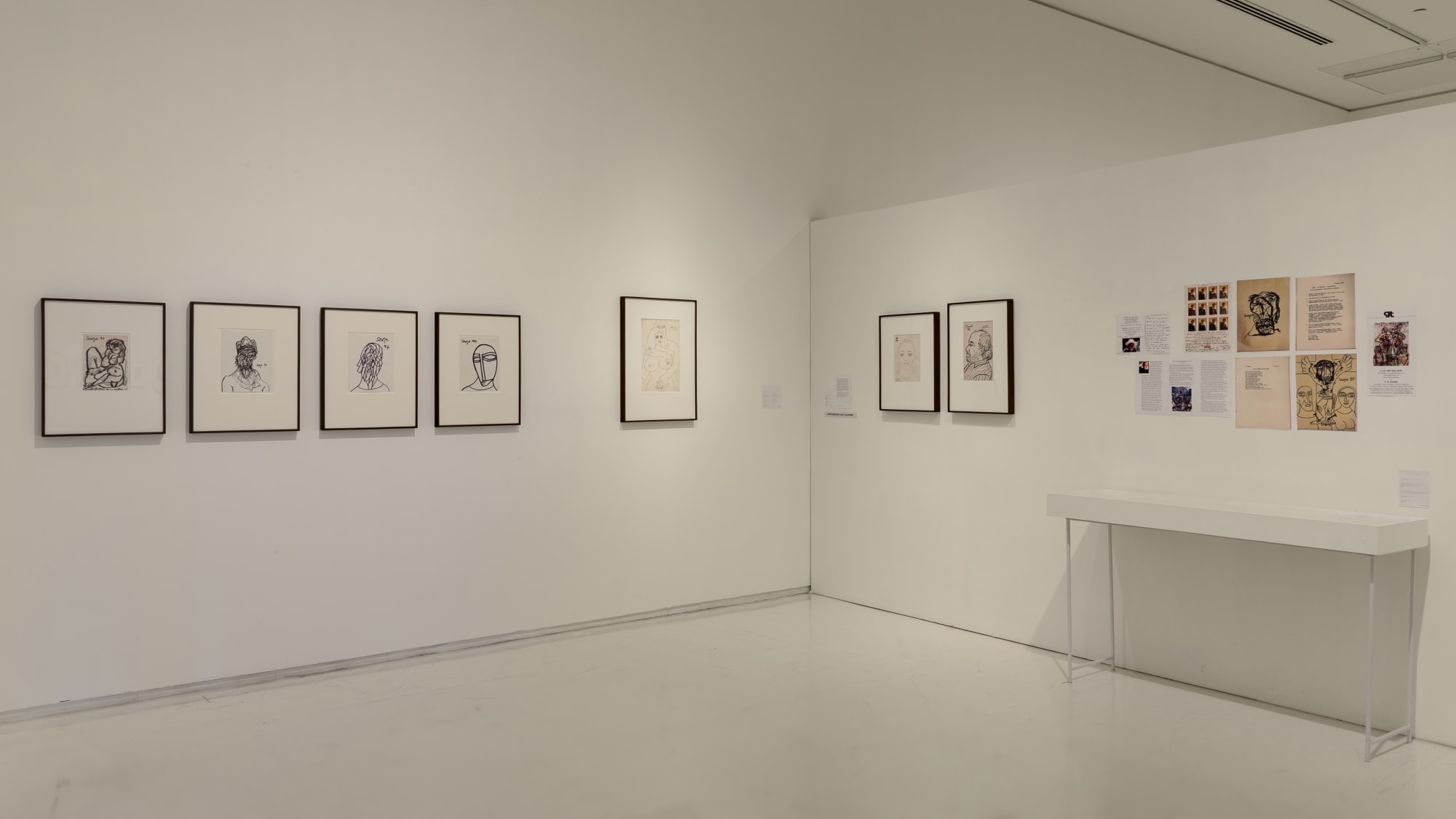 FN Souza: Drawings and Chemical Alterations