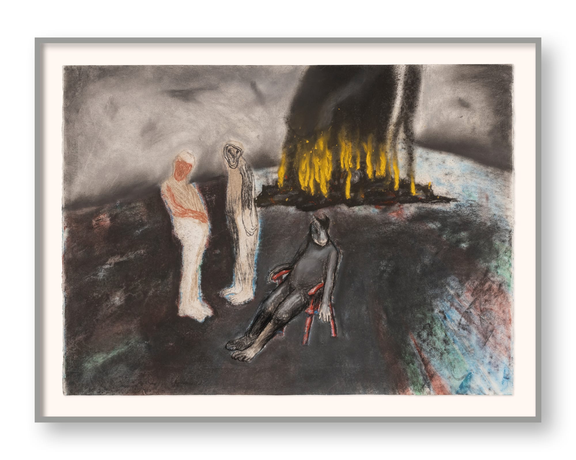 Arindam Chatterjee (b.1972), Burning Pyres, 2021