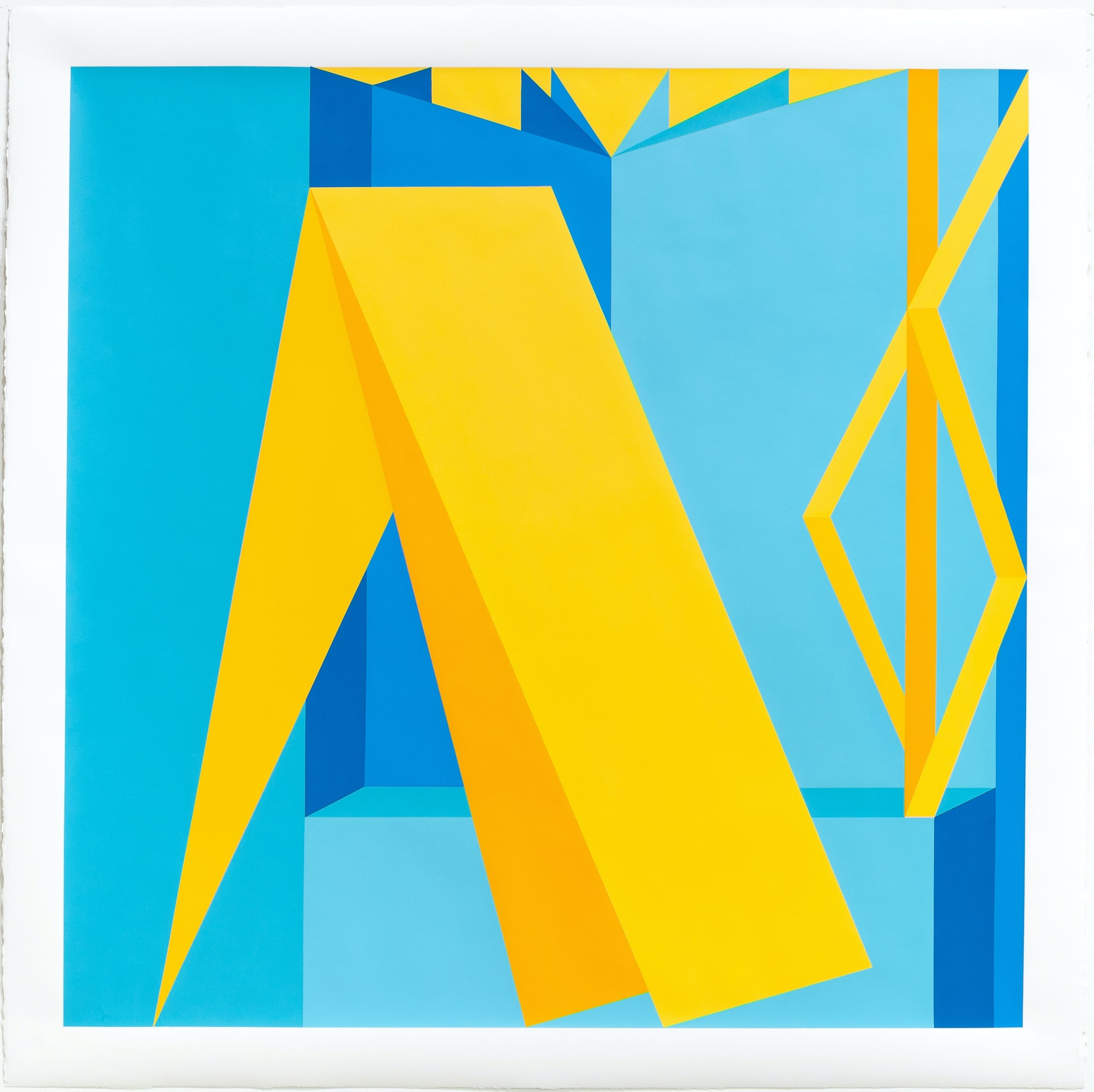 Karen Rifas 3819, 2020 Acrylic on Arches Hot Pressed 140lb Watercolor Paper 45 x 45 in (114.3 x 114.3 cm) $5,500