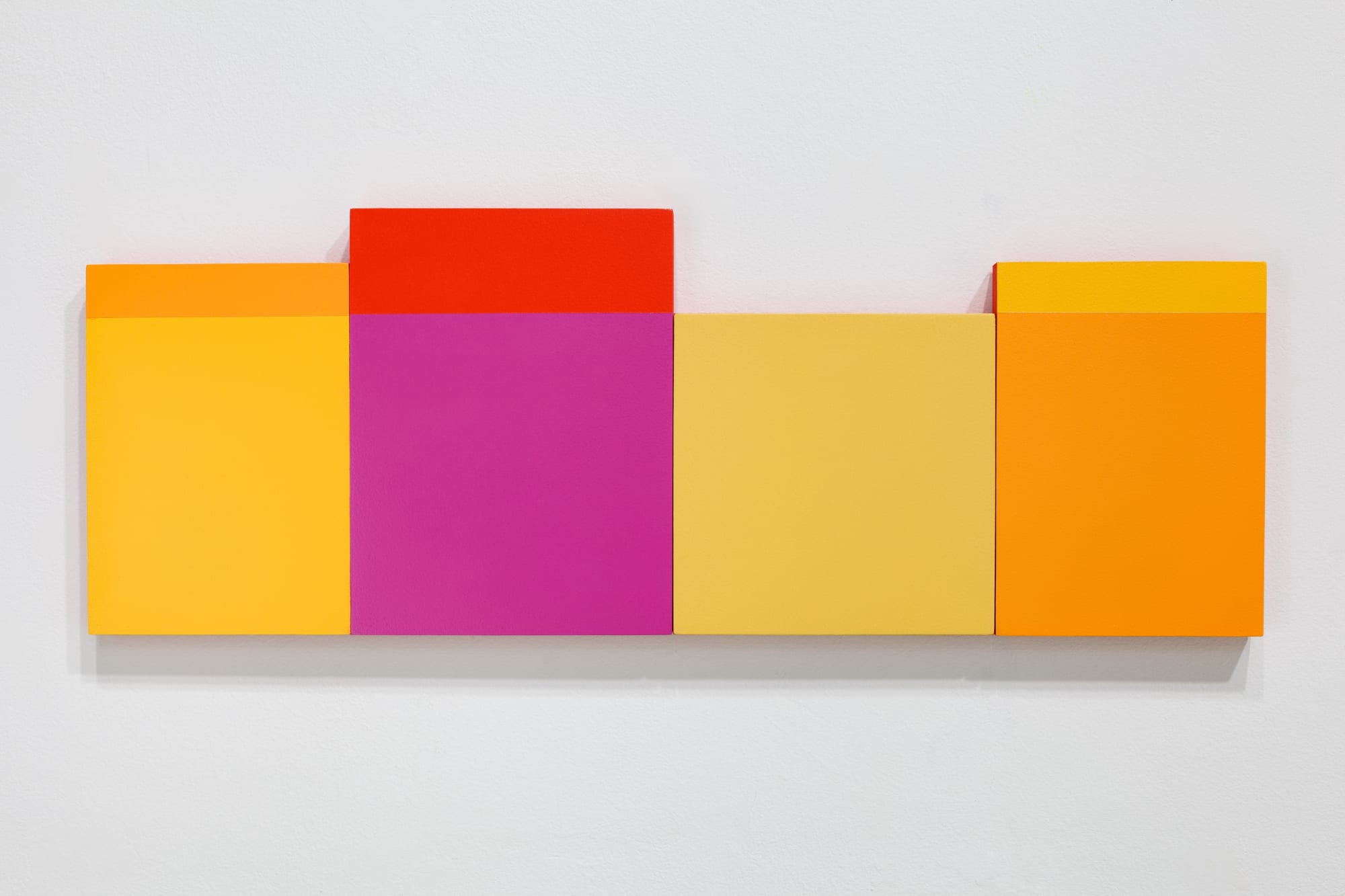 Karen Rifas 9599, 2021 Acrylic on gessobord 8 x 22 x .75 in (20.3 x 56 x 1.9 cm) $2,000