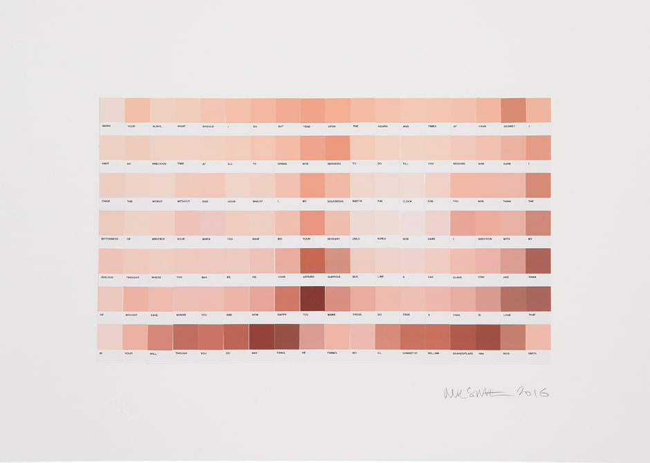 Nick Smith: Sonnet 57, Fair Youth Sequence Shakespeare, 1609