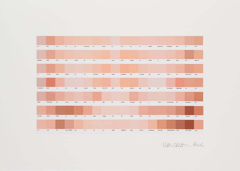 Nick Smith: Sonnet 75, Fair Youth Sequence Shakespeare, 1609