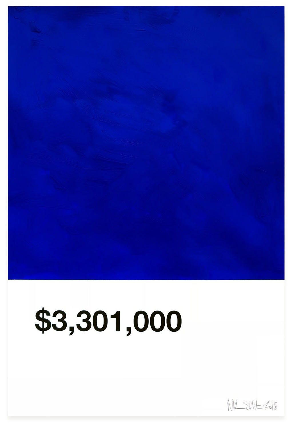 Nick Smith, Klein - IKB 108, 2018