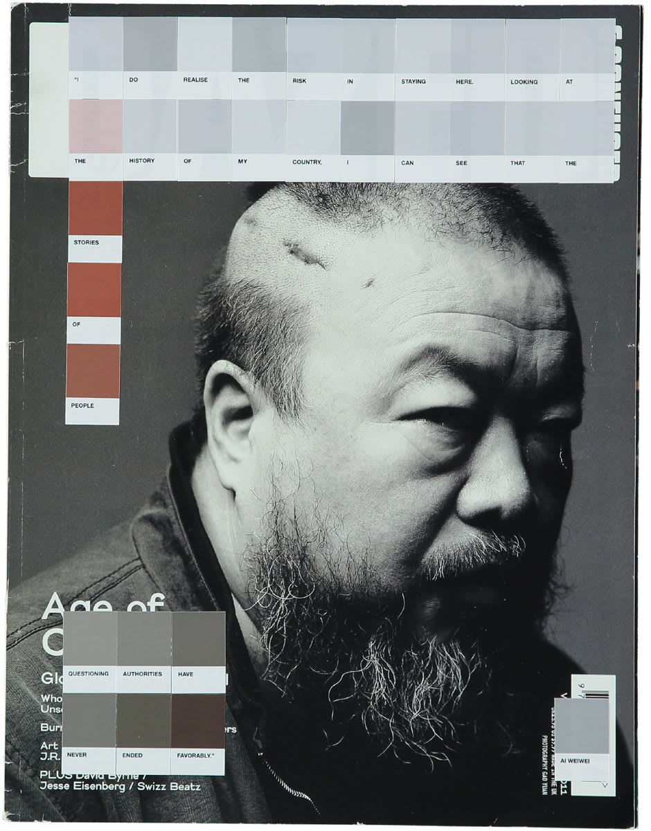 Nick Smith, Ai Weiwei, Dazed and Confused 2011