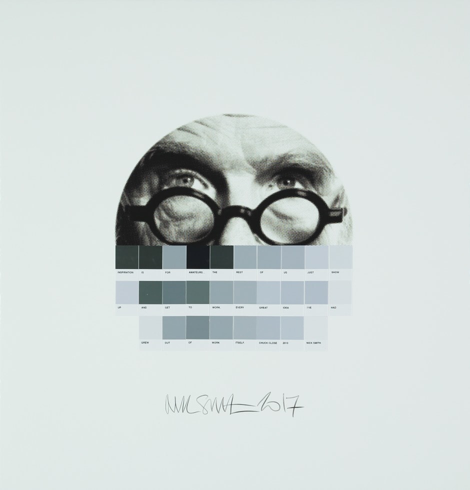 Nick Smith, Chuck Close, Tondo