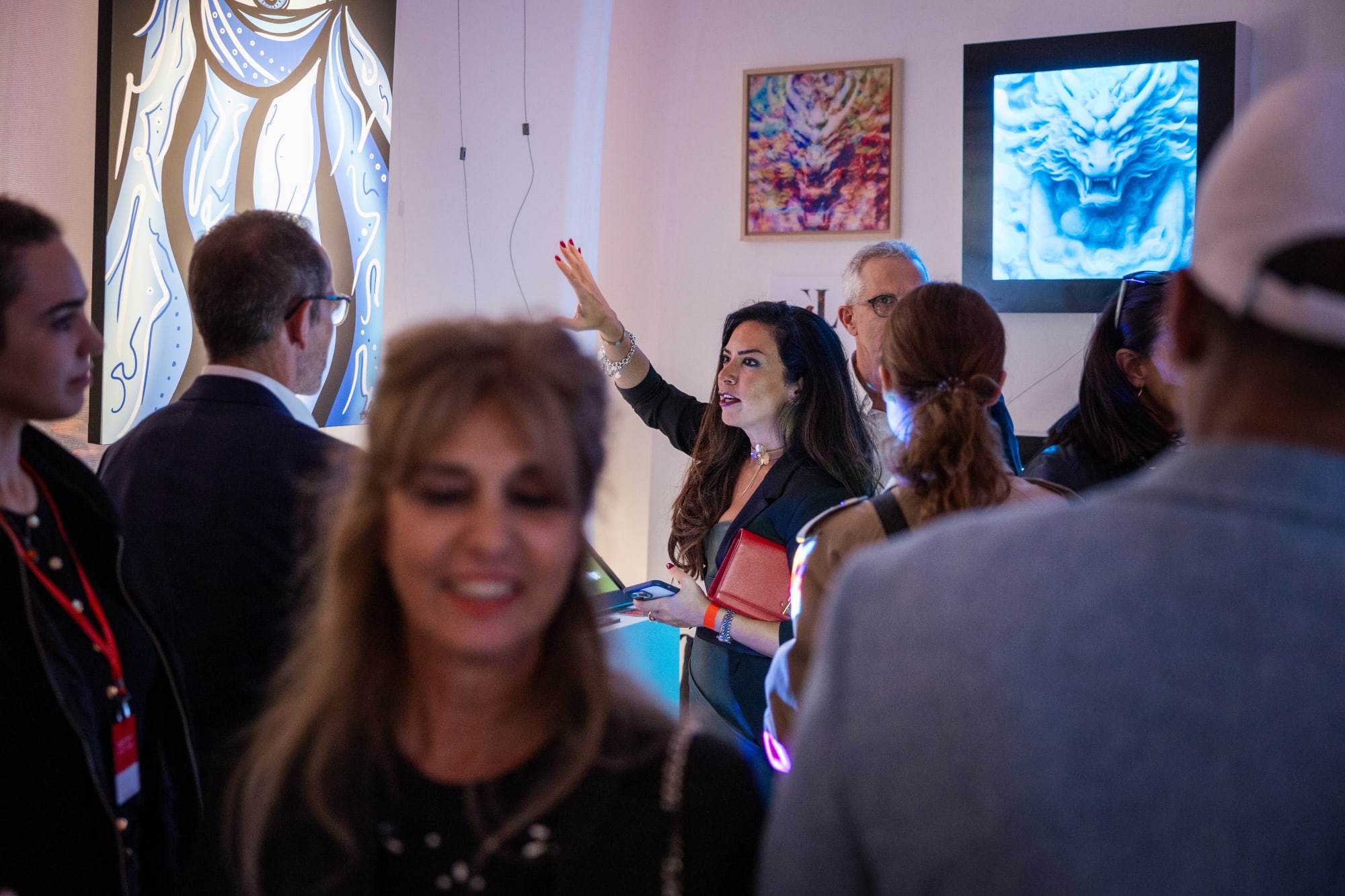 Kei London at the British Art Fair in Saatchi Gallery